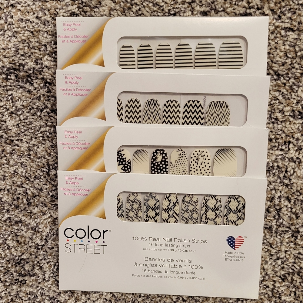 NIB - Color Street Clear Overlay Art Sets